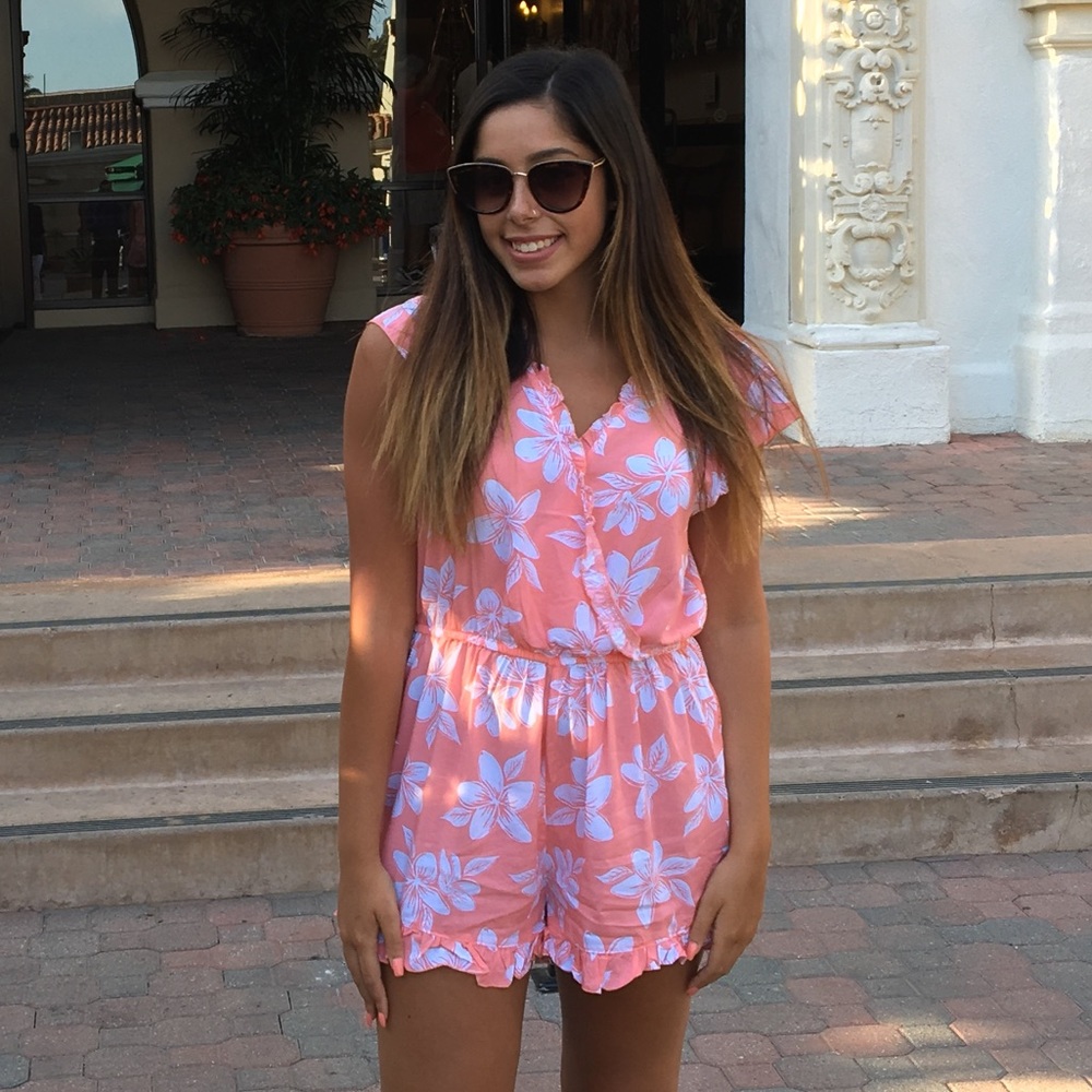 Cotton on floral romper